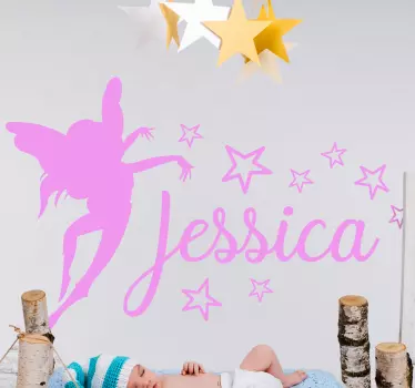 Wandtattoo kinderzimmer feencharaktername - TenStickers
