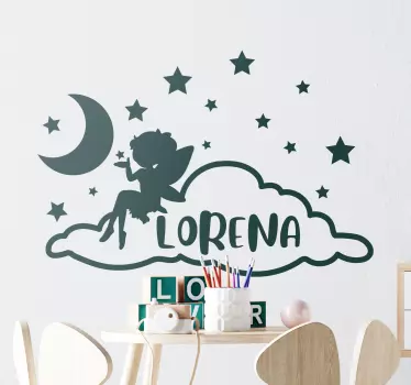 Wandtattoo kinderzimmer kleine feen nacht - TenStickers