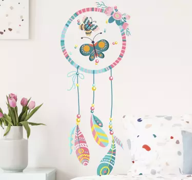 Wandtattoo kinderzimmer lebendiger traumfänger - TenStickers