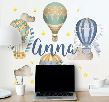 Wandtattoo Baby luftballons - TenStickers