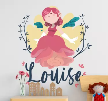 Wandtattoo Kinderzimmer märchenprinzessin-thema - TenStickers