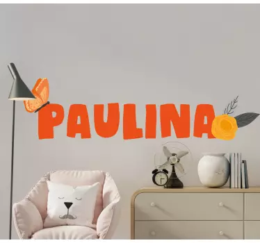 Wandtattoo kinderzimmer mit individueller namensgestaltung - TenStickers