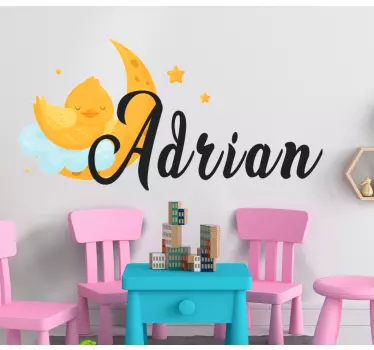 Wandtattoo kinderzimmer niedliches monddesign - TenStickers