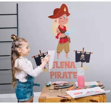 Wandtattoo kinderzimmer piratenthema - TenStickers