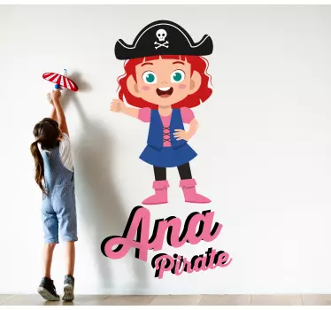 Wandtattoo kinderzimmer piratenthema charakter - TenStickers