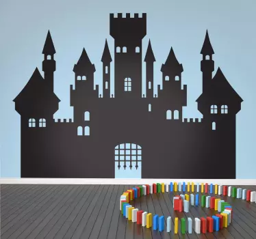 Wandtattoo Kinderzimmer Ritterburg - TenStickers