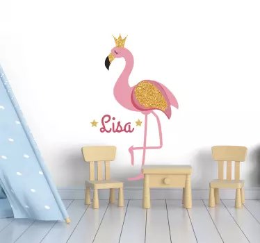 Wandtattoo Kinderzimmer süße flamingo-dekoration - TenStickers