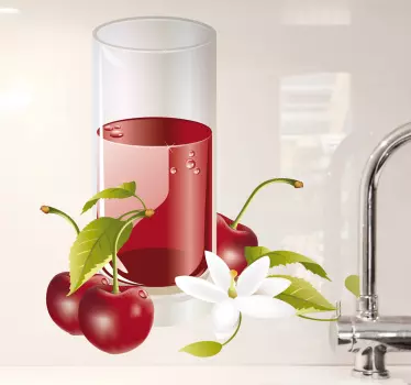 Wandtattoo Kirschsaft - TenStickers