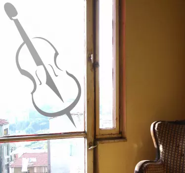Wandtattoo Kontrabass - TenStickers