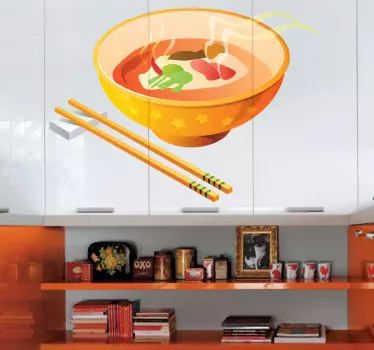 Wandtattoo Küche Asia Suppe - TenStickers