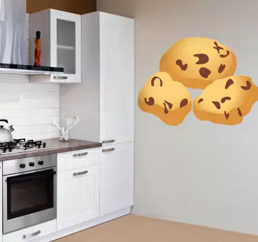 Wandtattoo Küche Cookies - TenStickers
