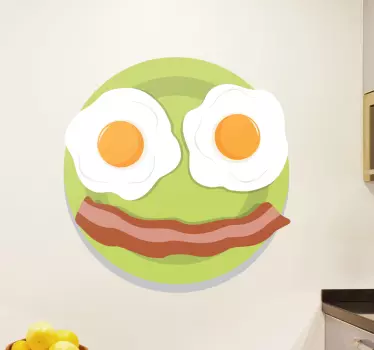 Wandtattoo Küche Smiley - TenStickers