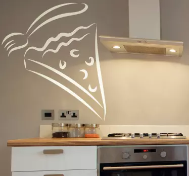 Wandtattoo Kuchenstück - TenStickers