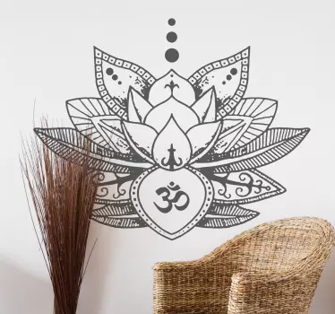 Wandtattoo Lotusblume - TenStickers