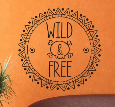 Wandtattoo Mandala Wild Free - TenStickers