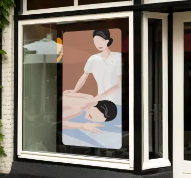 Wandtattoo Massage - TenStickers