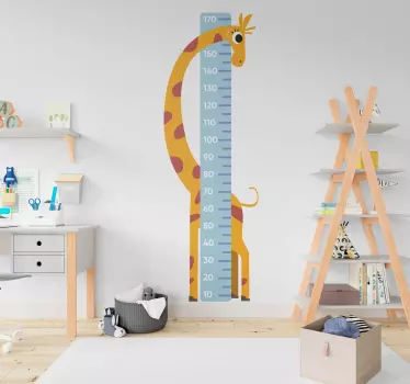 Wandsticker Messlatte Giraffe Kinderzimmer - TenStickers