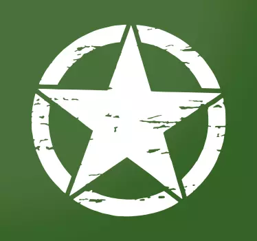 Autoaufkleber Millitär Stern - TenStickers