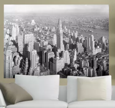 Wandtattoo New York Gebäude - TenStickers