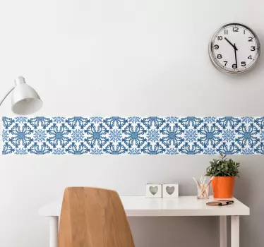Bordüre selbstklebend elegantes blumenkonzept - TenStickers