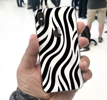 Struktur Aufkleber gestreift Zebra - TenStickers