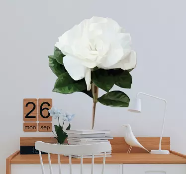 Wandtattoo polygonale Blume - TenStickers