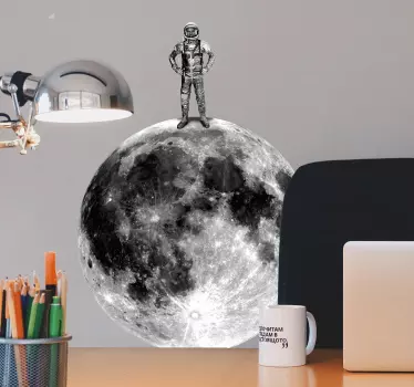 Wandtattoo Retro Astronaut - TenStickers