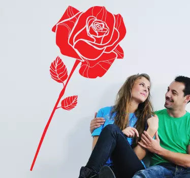 Wandtattoo Sant Jordi Rose - TenStickers