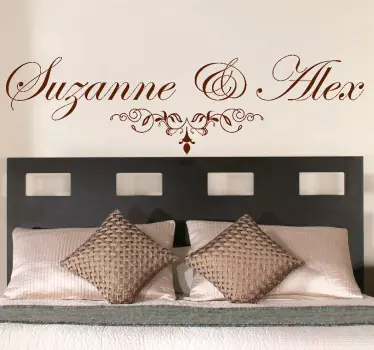 Wandtattoo Schlafzimmer Ornamente - TenStickers