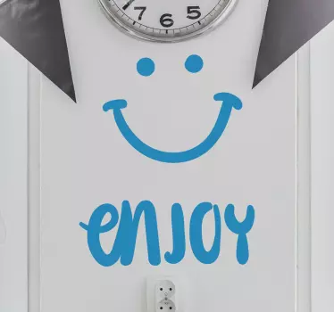 Wandtattoo Smiley Enjoy - TenStickers