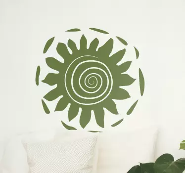Wandtattoo Schlafzimmer, Sonne Afrika - TenStickers