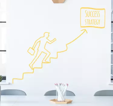 Wandtattoo sprüche erfolgreiche strategie reise - TenStickers