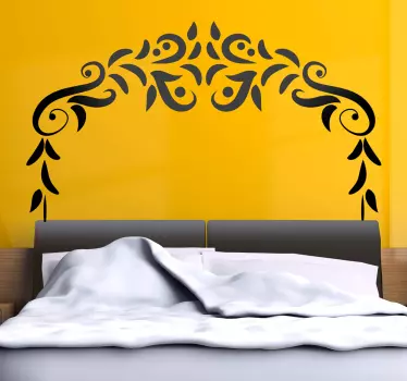 Wandtattoo symetrisches Bogen Ornament - TenStickers