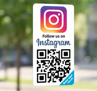 Wandtattoo technologie vertikaler instagram qr code - TenStickers