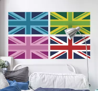 Wandtattoo Union Jack Filter - TenStickers