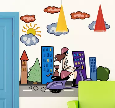 Wandtattoo Urban - TenStickers