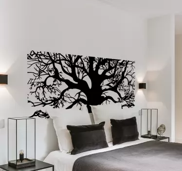 Wandtattoo Wald ein quadratischer baum - TenStickers
