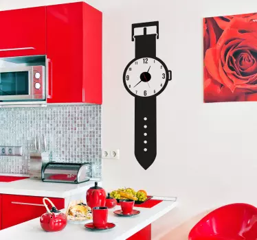 Wandtattoo Wanduhr Armband - TenStickers