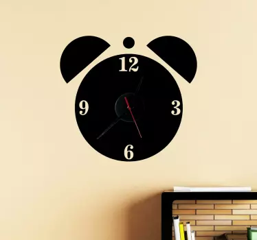 Wandtattoo Wanduhr Wecker - TenStickers