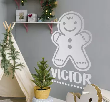 Wandtattoo Weihnachten Weihnachtsplätzchen - TenStickers