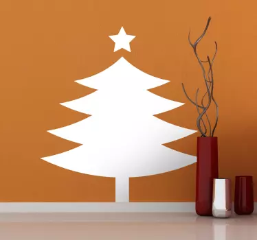 Wandtattoo Weihnachtsbaum Piktogramm - TenStickers