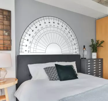 Wandtattoo Schlafzimmer Winkelmesser - TenStickers