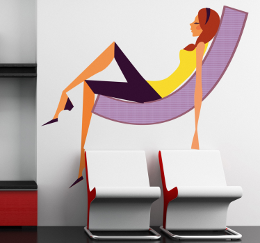 Wandtattoo Zeit zum chillen - TenStickers