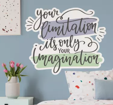 Wandtattoo zitat inspirierendes fantasie-zitat - TenStickers