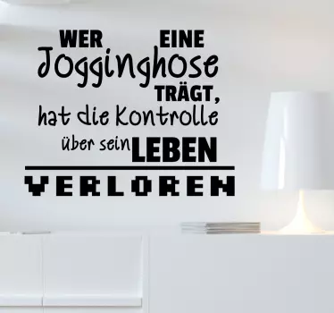 Wandtattoo Zitat Karl Lagerfeld - TenStickers