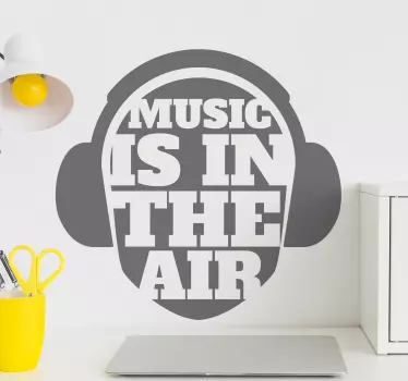 Wandtattoos Jugendzimmer Music In The Air - TenStickers