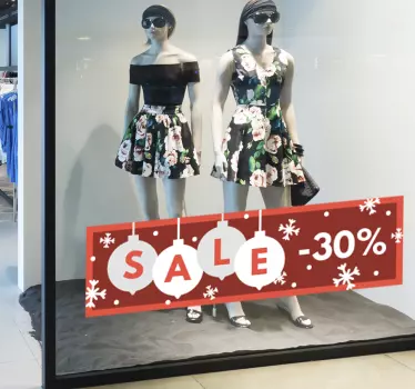Schaufensteraufkleber Weihnachten Sale Angebote - TenStickers