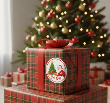 Weihnachtsaufkleber für geschenke - TenStickers