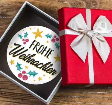 Weihnachtsaufkleber für Geschenke - TenStickers
