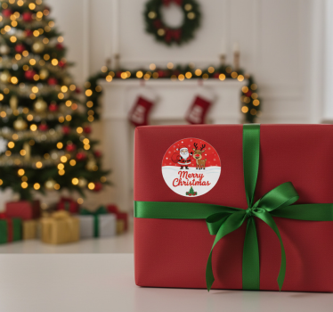Weihnachtsaufkleber für weihnachtsgeschenke - TenStickers